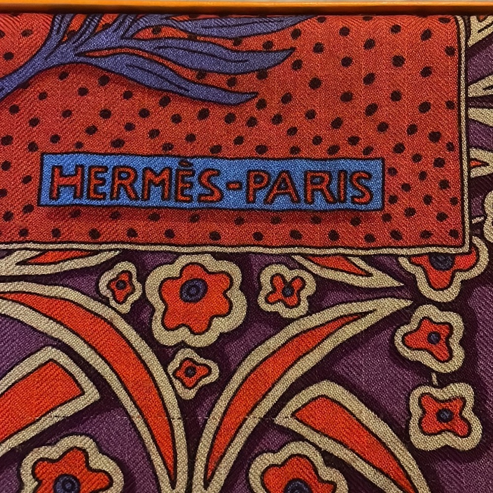 Hermes cashmere very large wrap